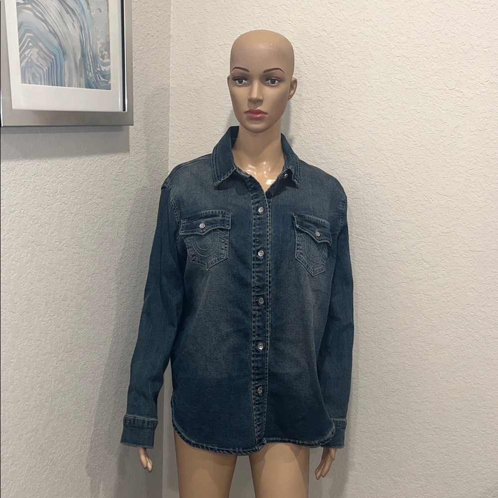 NWT True Religion Blue Jean Jacket/Shacket